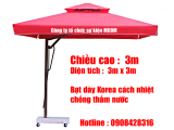 Cho thuê dù lệch tâm 2 tần (cao 3m vuông 3m)