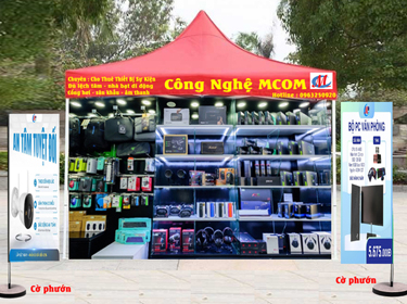 Mô hình siêu thị MINI lưu động ( Công Nghệ MCOM) Triển lãm sự kiện mua sắm