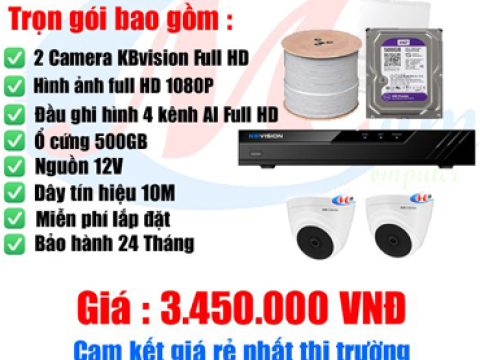  Lắp đặt camera trọn gói