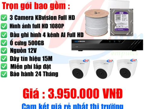  Lắp đặt camera trọn gói