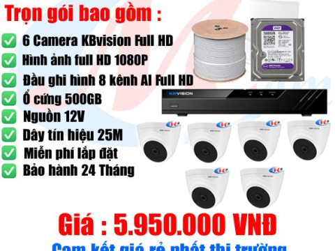  Lắp đặt camera trọn gói