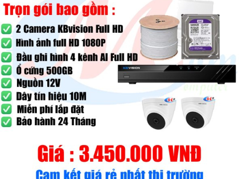  Lắp đặt camera trọn gói