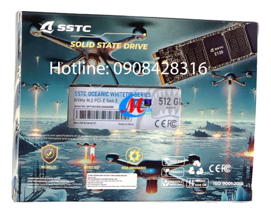 Ổ CỨNG SSD E130 512GB NVMe M.2 PCI-E GEN 3