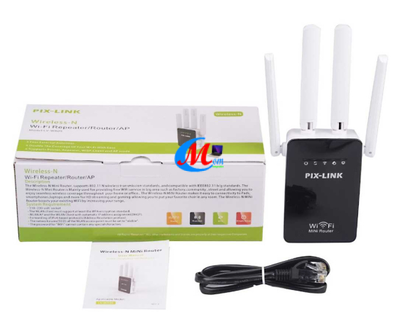 Kích sóng wifi 4 angten 