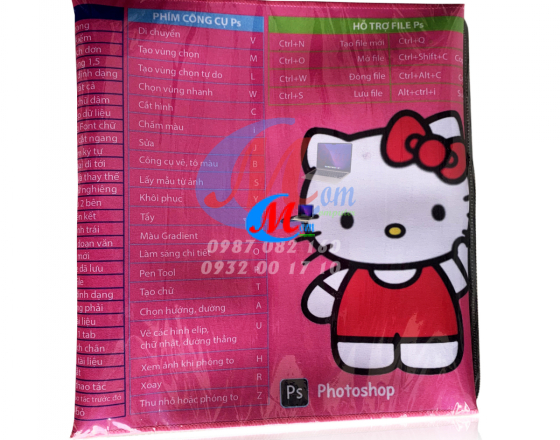 Bàn di chuột công thức size 30x70