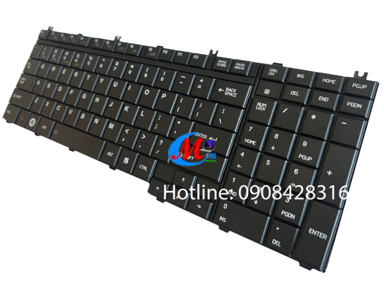 BÀN PHÍM LAPTOP TOSHIPA  L650 CHÍNH HÃNG