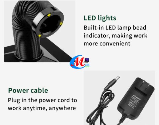 Máy hút khói chì 60W có LED