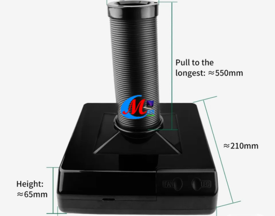 Máy hút khói chì 60W có LED
